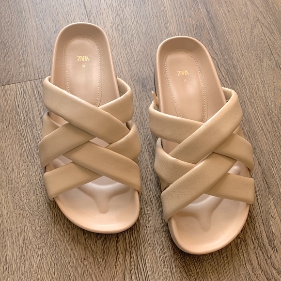 Zara Leather Sandal